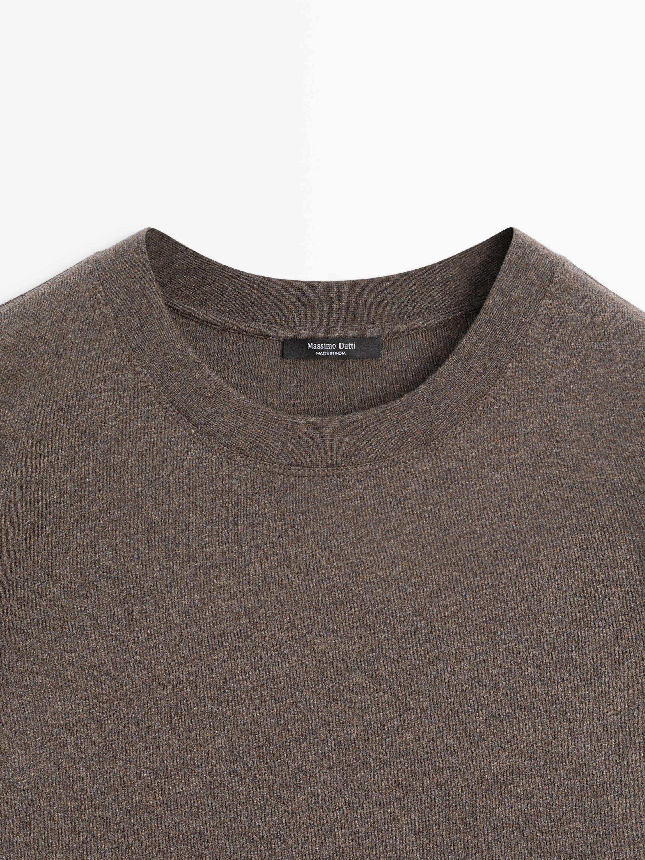 Short sleeve melange T-shirt